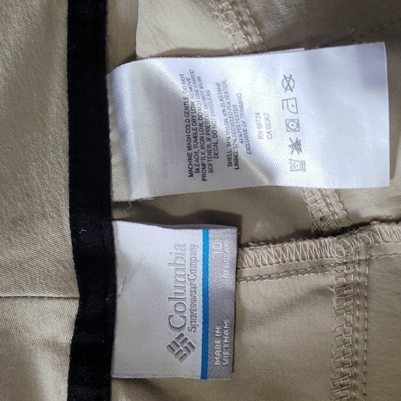 Columbia Women's Omini-Sheild Khaki Pants Size 10 - Picture 7 of 12